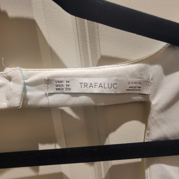 Zara NWOT summer open back dress size M - Picture 3 of 3